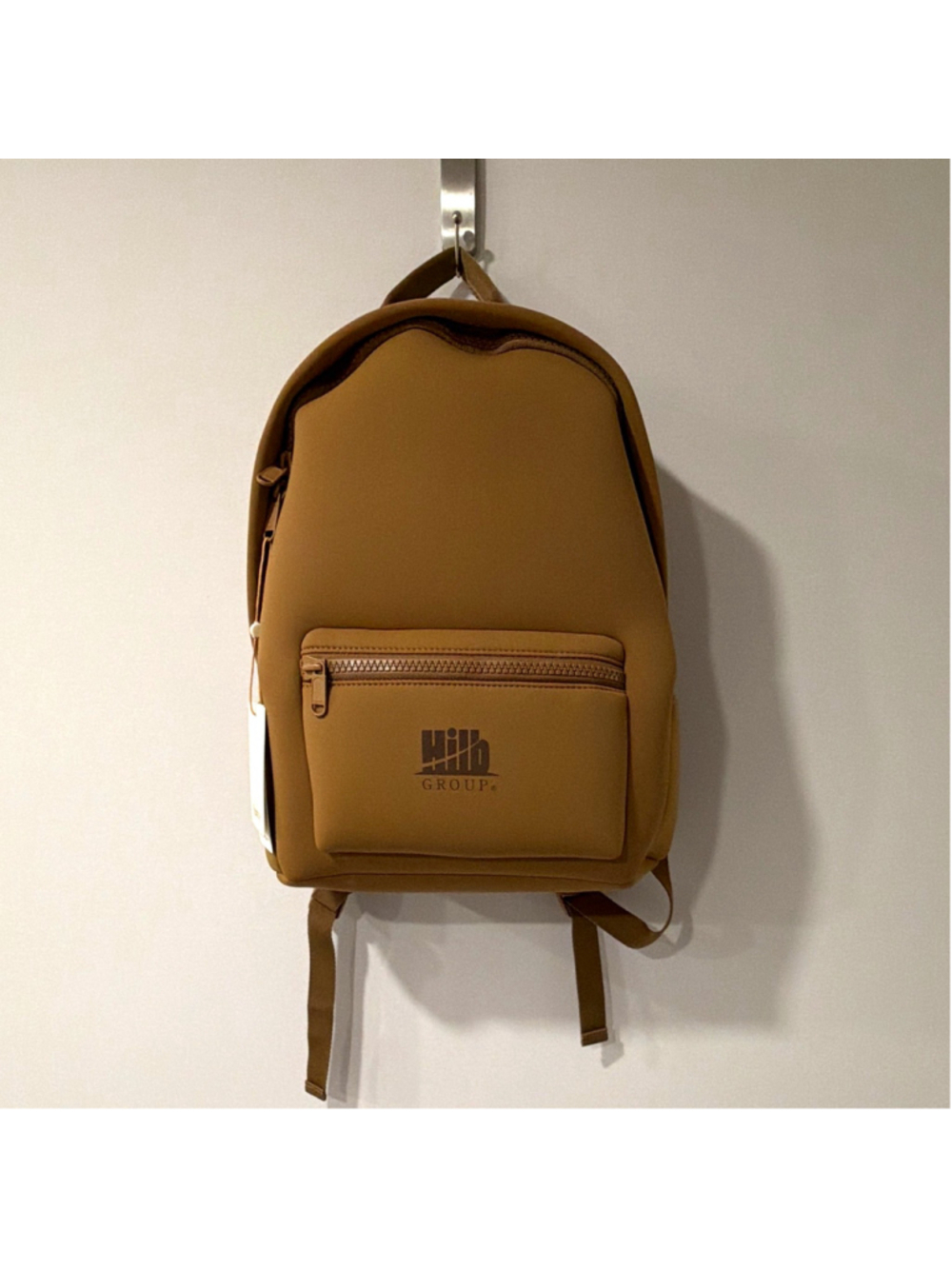 Quince All Day Neoprene Backpack Mocha Corporate Logo